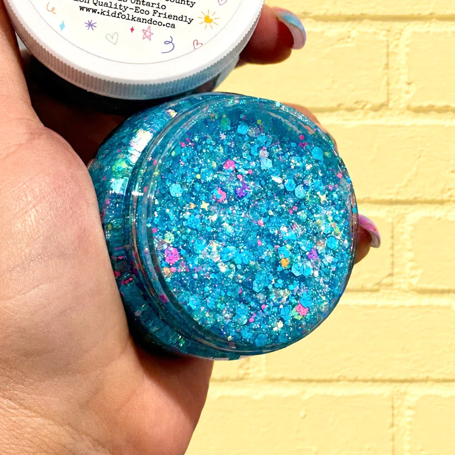Glittery Hair Gel