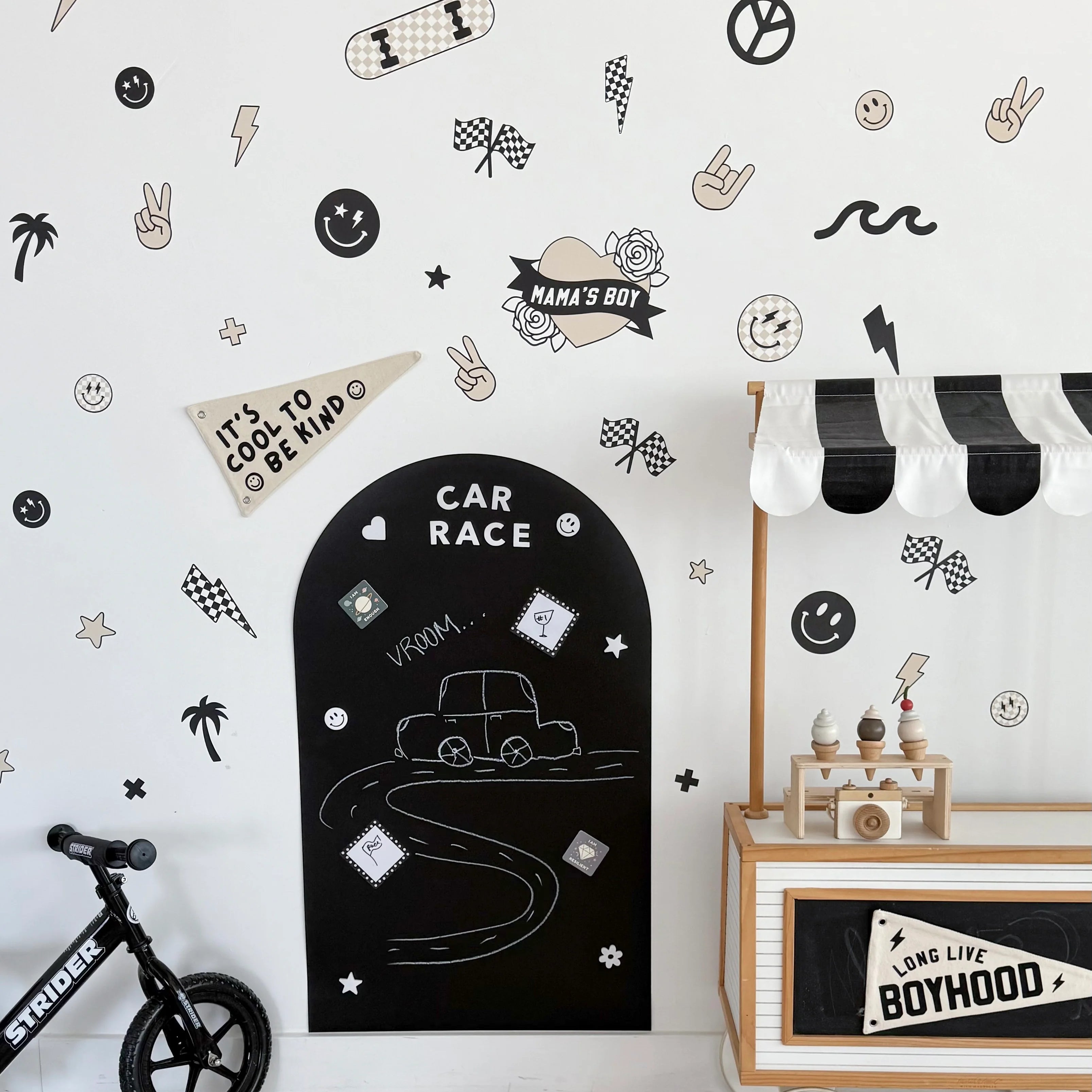 Cherry Pick Reusable Wall Stickers