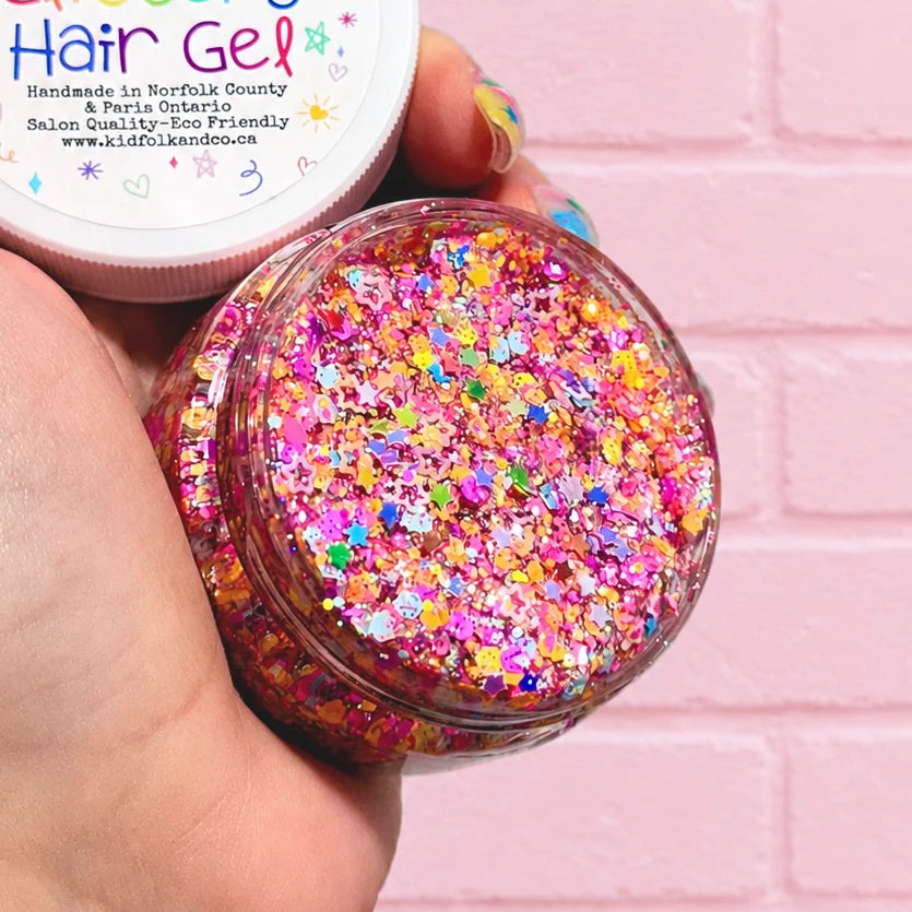 Glittery Hair Gel