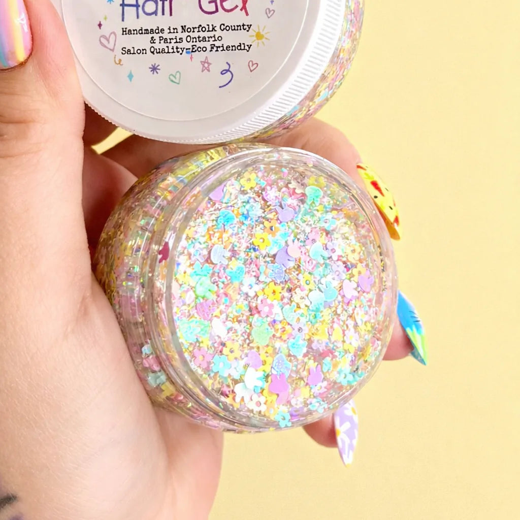 Glittery Hair Gel