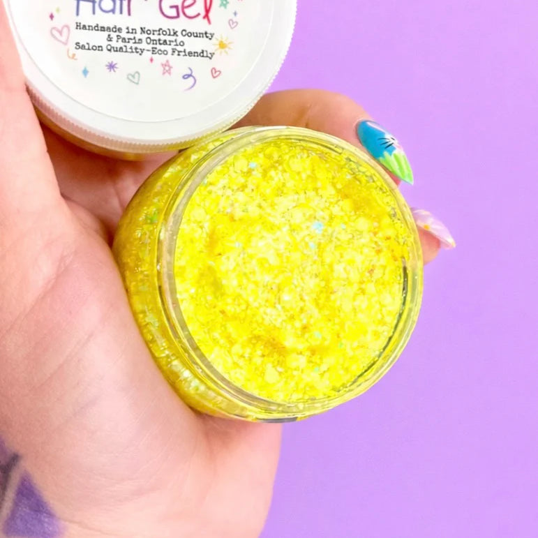 Glittery Hair Gel