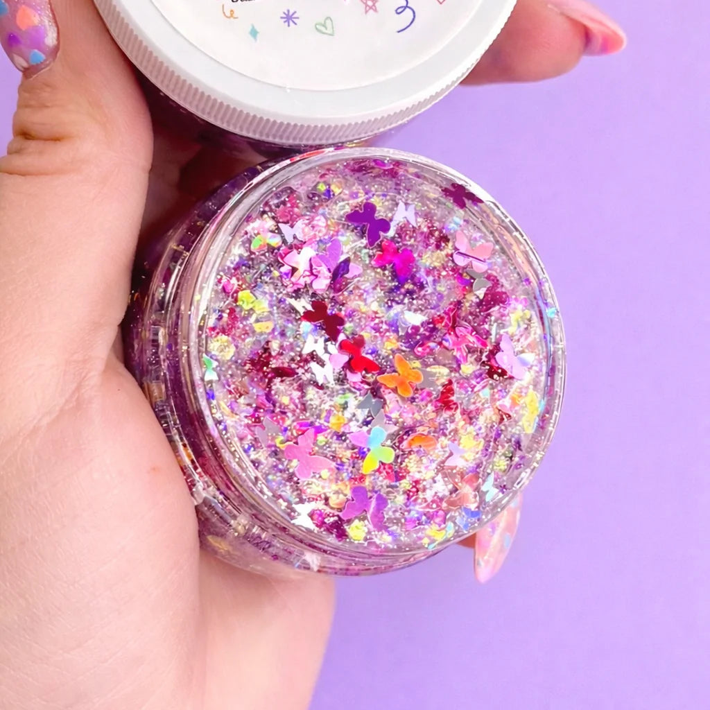 Glittery Hair Gel