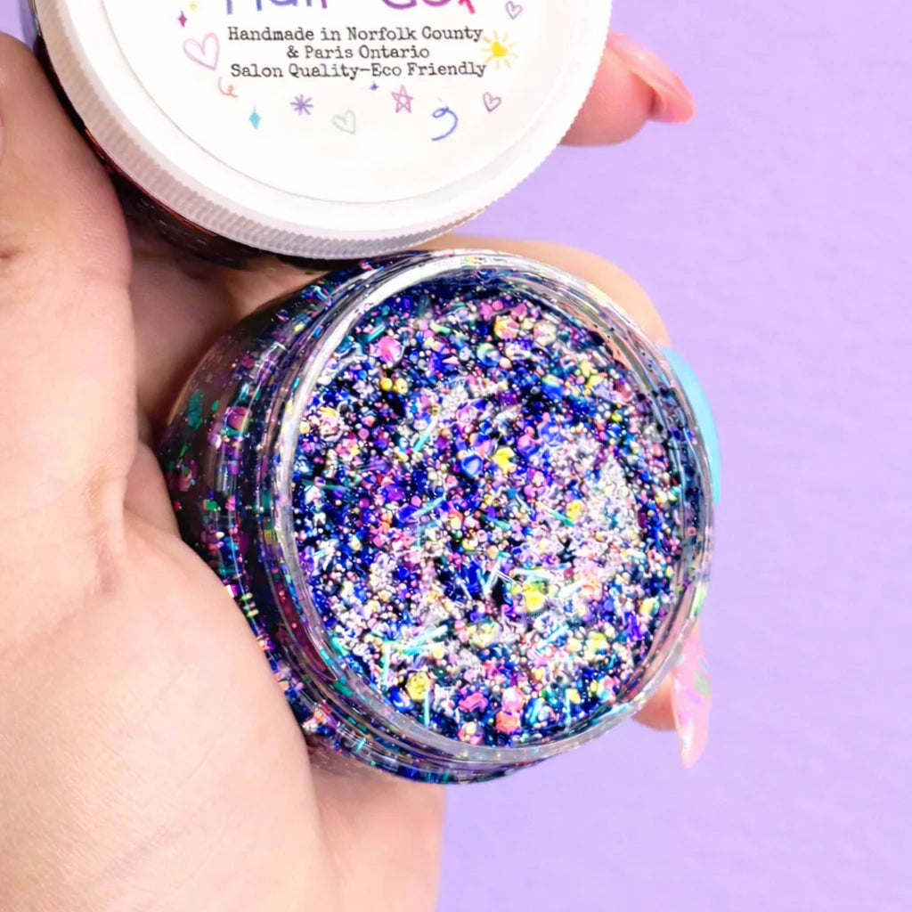 Glittery Hair Gel