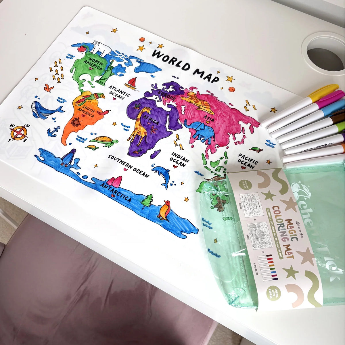 Reusable Magic Colouring Mat