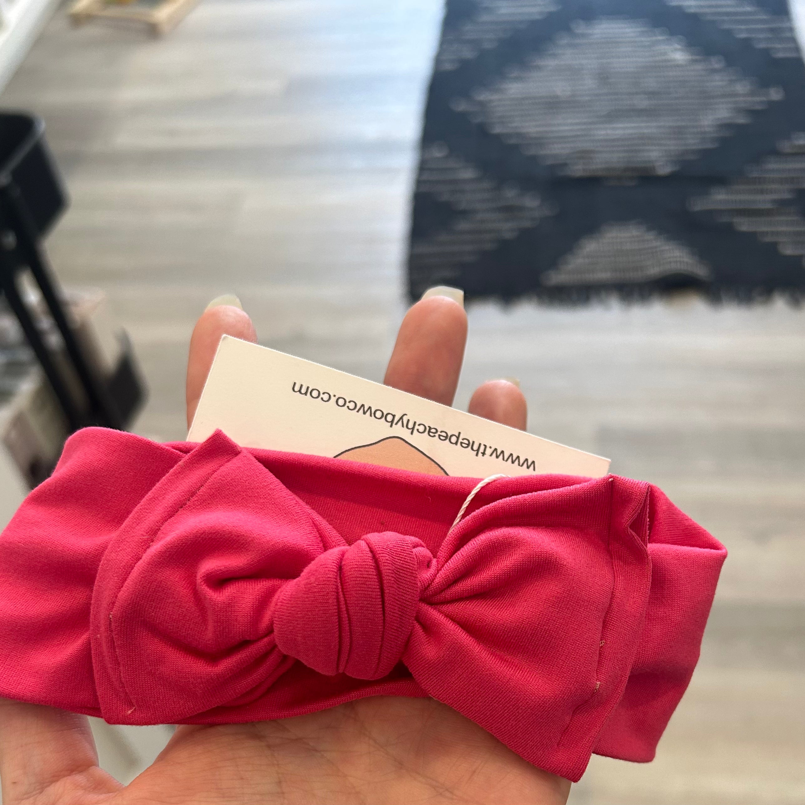 Peachy Bow Headwraps