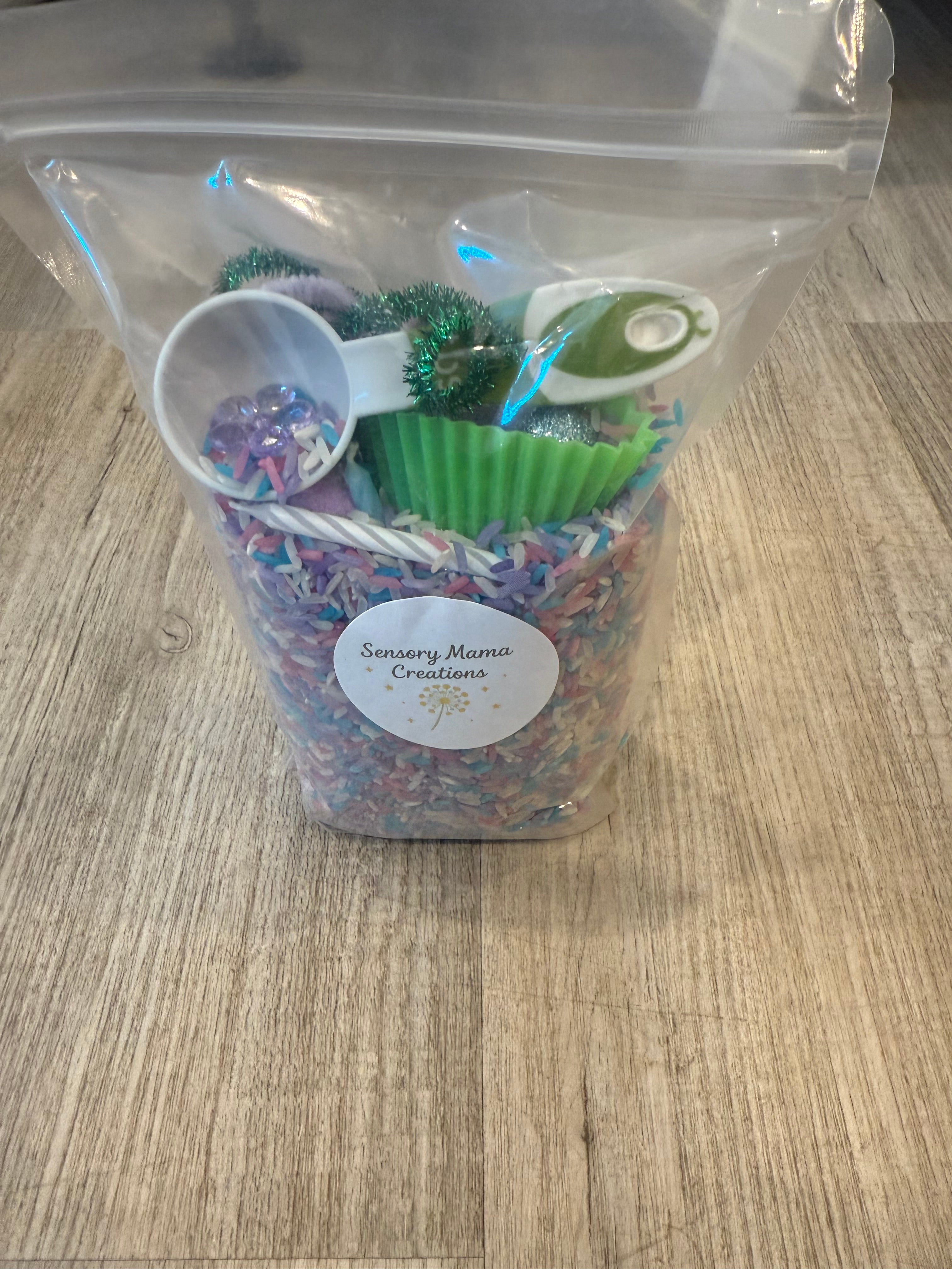 Dump & Discover Sensory Rice Bags