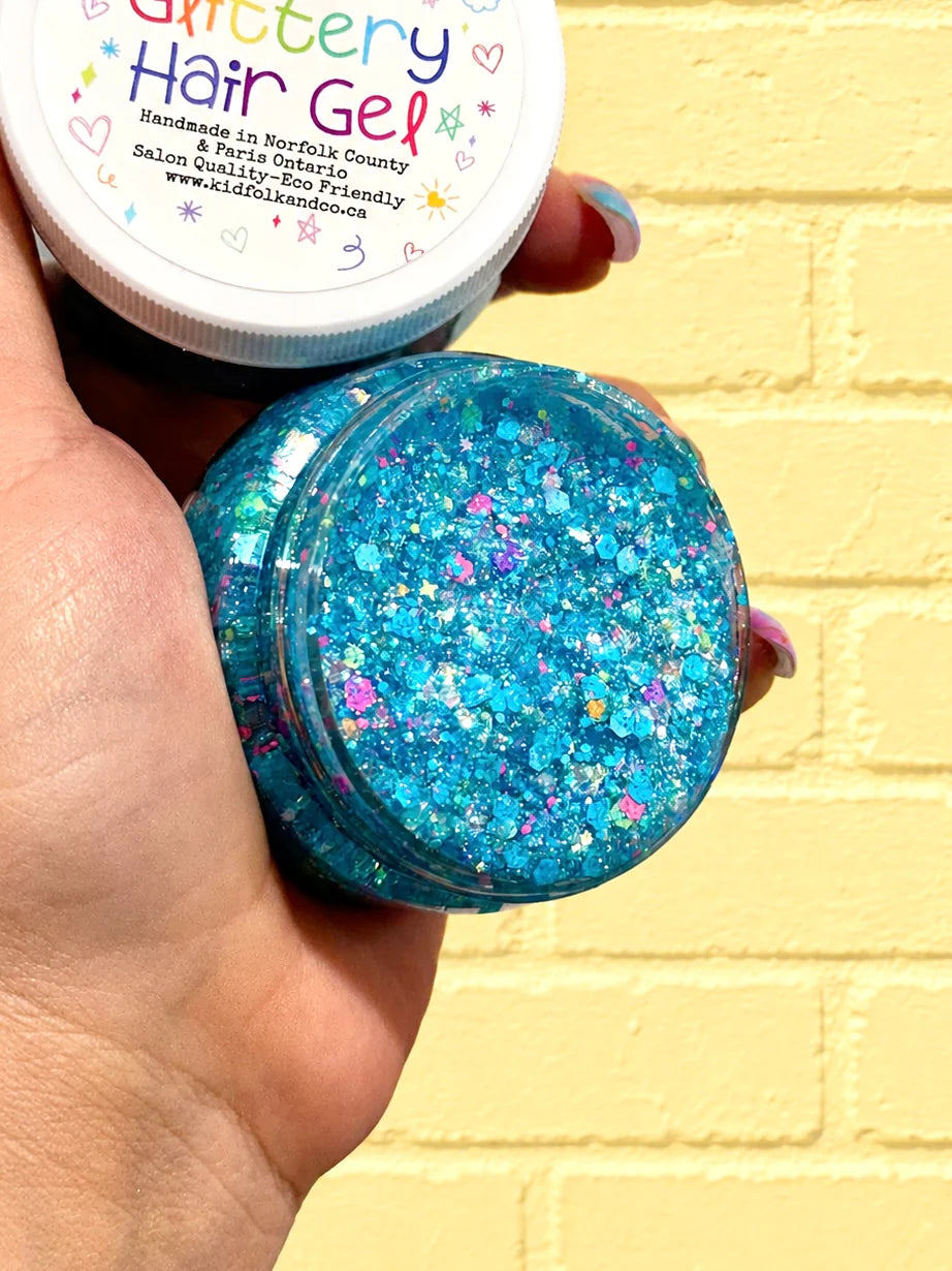 Glittery Hair Gel