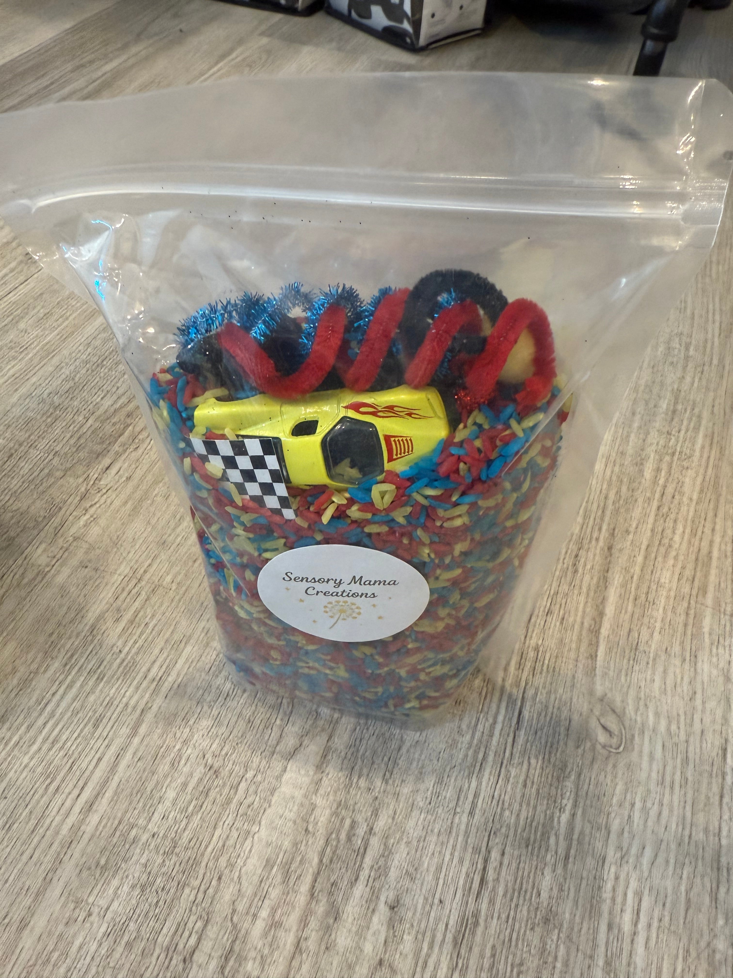 Dump & Discover Sensory Rice Bags