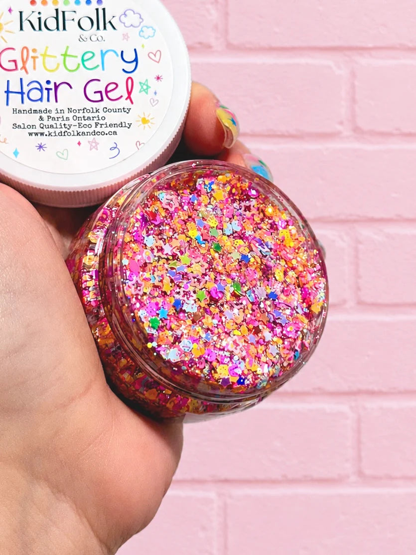 Glittery Hair Gel