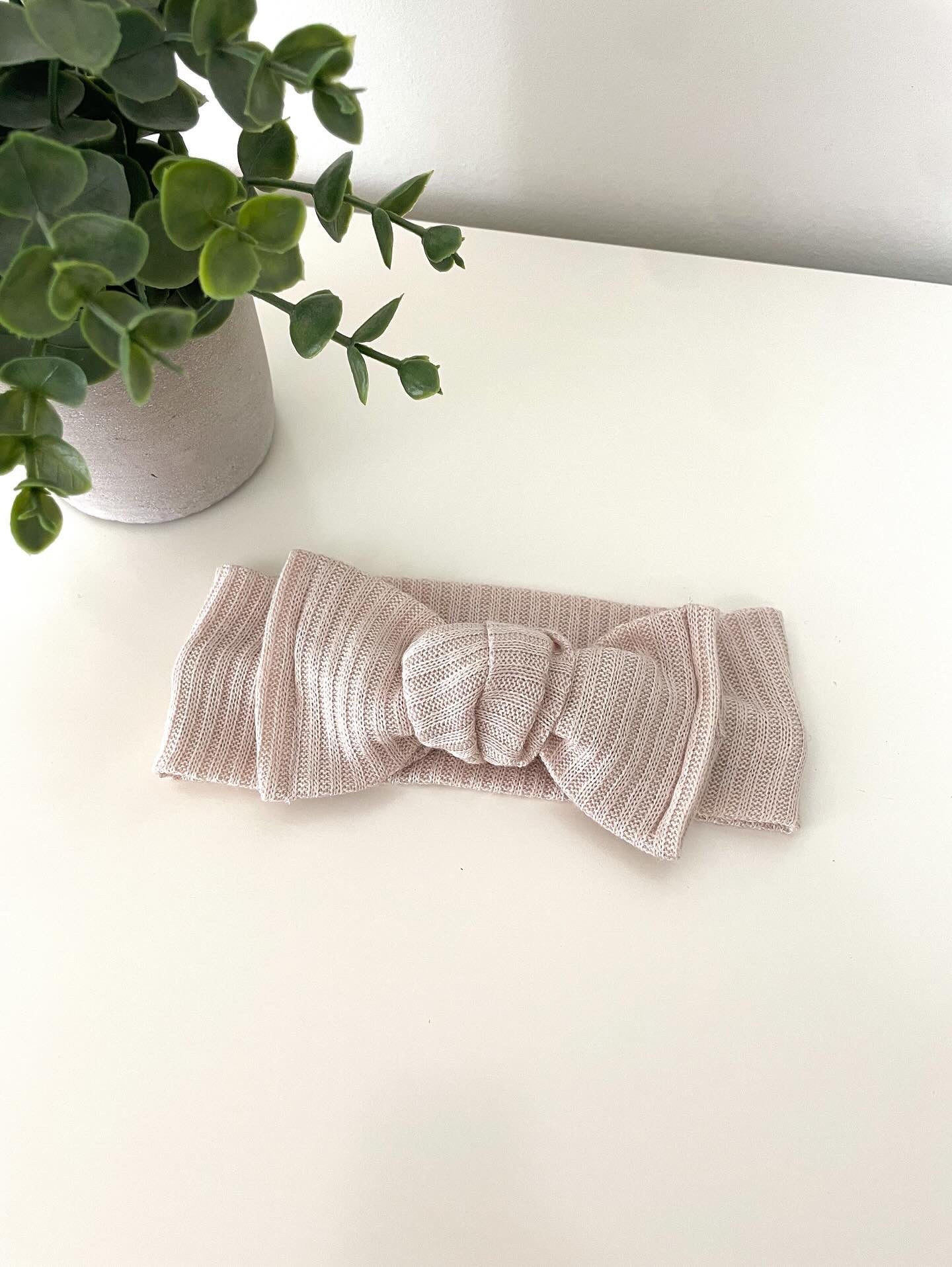 Peachy Bow Headwraps