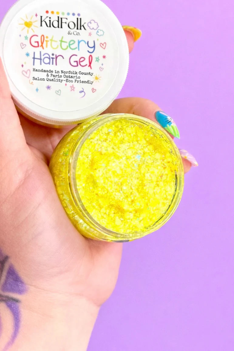 Glittery Hair Gel