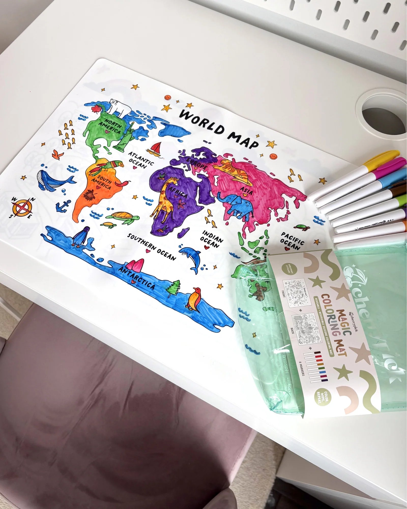 Reusable Magic Colouring Mat